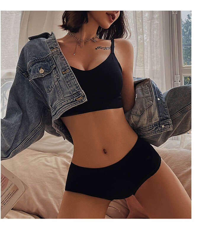 Lalall Sexy Seamless Bra Top Women's Underwear Wire Free Push Up Female Intimates Adjustable One Piece Vest Gathers Bralette