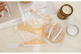 Lalall Ultra Thin Lace Underwear Sets Women Sexy Push Up Brassiere French Eyelash Bra Lingerie Female Transparent Bra and Panty