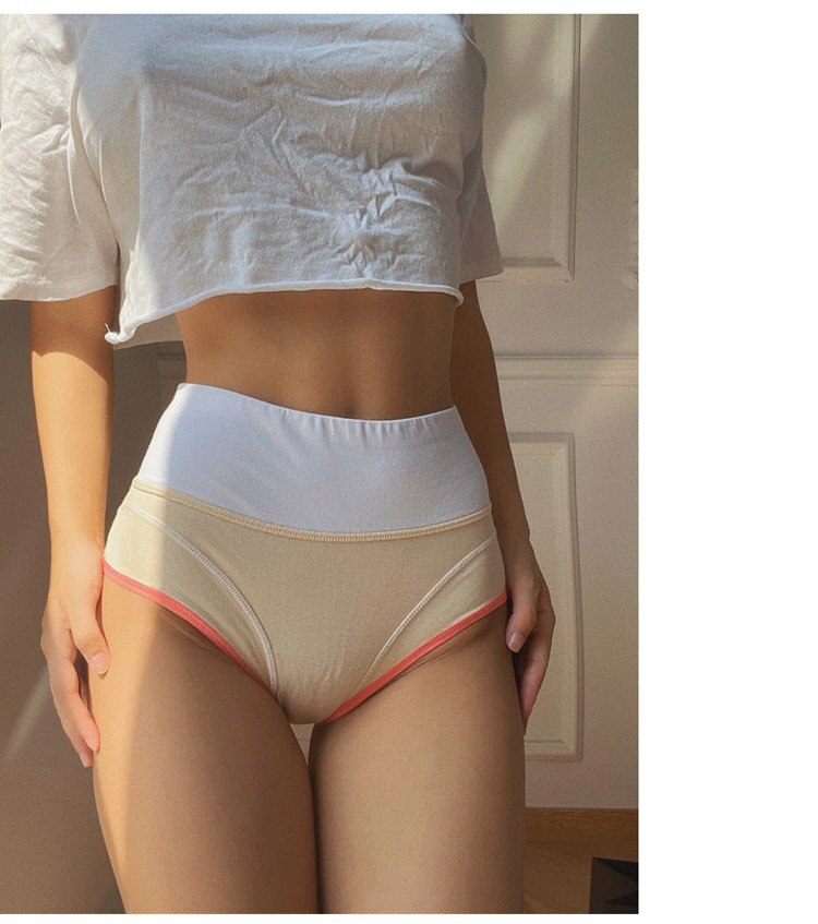 Women Fashion Panties High Waist Underwear Female G String Breathable Temptation Intimates