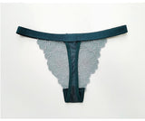 Lalall Women Sexy Lace Panties Low-waist G String Thong Underwear Female Temptation Embroidery Lingerie Ultra Thin Intimates
