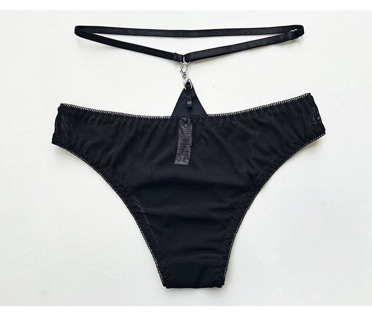 Women Fashion Straps Panties Low-Waist Underwear Female G String Breathable Comfort Temptation Thin Belt Intimates
