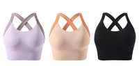 Women Fashion Bra Push Up Beautiful Back Lingerie Shockproof Running Bralette Underwear Female Yoga Vest