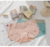 Women Fashion Seamless Panties Ice Silk Female Comfortable Underwear Low-Waist Briefs No Trace Lingerie