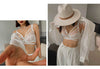 Women Fashion Bandage Ultra-thin Cup Bra Set Push-up Underwear Set Transparent Brassiere Gather Bra Hollow Out Lace Lingerie Set