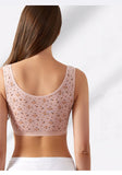 Lalall Sexy Backless Bralette Active Bra For Women Seamless Push Up Bra Women Lingerie Cotton Wireless printing Tops Brassiere