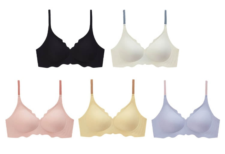 Women Fashion Seamless Bras for Push Up Underwear Sleep Removable Padded Bralette No Trace Brassiere Wireless Comfort Intimate