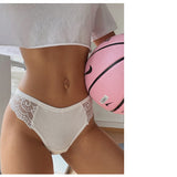 Lalall Women Sexy Lace Panties Low Waist Comfortable Thread Lingerie Female G String T-back Underwear Transparent Intimates