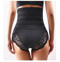 Women Fashion High Waist Shaping Panties Lace Breathable Body Shaper Slimming Tummy Underwear Plus Size Butt Lifter Seamless Brie