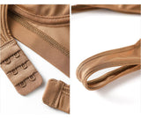 Lalall Bras for Women Underwear Sexy Lingerie Add Pad Bra Open Back Tops Bralette Deep U Brassiere Wireless Comfort Sports Vest