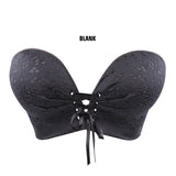 Lalall Sexy Women Strapless Bra Romantic Temptation Super Push Up Invisible Bralette Lalall Small Breast Lace Brassiere Lingerie Tops