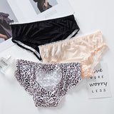 Lalall Sexy Panties Female Briefs Hollow Out Lingerie Embroidery Transparent Panty Sweet Women Underwear Soft Underpants
